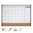 NOBO 58x43 cm Magnetic Whiteboard Planner