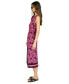 Фото #6 товара Women's Printed Sleeveless Midi Dress