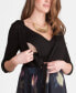 ფოტო #2 პროდუქტის Women's Floral Wrap Maternity Nursing Dress