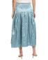 Vince Smocked Tiered Skirt Women's