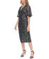 ფოტო #3 პროდუქტის Women's Sequin Mesh Midi Dress