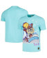 Фото #1 товара Men's and Women's Mint Looney Tunes Taz Tearin' Up The Mountain T-shirt
