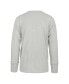 Фото #3 товара Men's Gray Distressed Miami Dolphins Dozer Franklin Throwback Long Sleeve T-Shirt