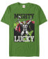 Фото #1 товара Men's Mighty Luck Thor Short Sleeve Crew T-shirt