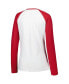 ფოტო #3 პროდუქტის Women's Crimson Alabama Crimson Tide Tinsel Ugly Sweater Long Sleeve T-shirt and Pants Sleep Set