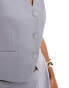 JDY linen waistcoat co-ord in grey