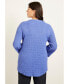 ფოტო #2 პროდუქტის Plus Size June + Vie Textured Boho Blouse