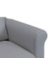 Фото #11 товара Kared 60" Roll Arm Leather Loveseat, Created for Macy's