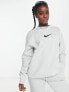 Фото #1 товара Nike Midi Swoosh sweatshirt in silver
