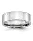 Cobalt Flat Polished Wedding Band Ring