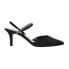 Фото #1 товара Nina Billie Rhinestone Pointed Toe Slingback Wedding Pumps Womens Black Dress Ca