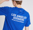 MLB NY/LA 洛杉矶道奇队 基础小标印花运动圆领宽松短袖T恤 男女同款 蓝色 / Футболка MLB T 31TS21931-07U