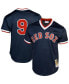 ფოტო #2 პროდუქტის Men's Ted Williams Navy Boston Red Sox Cooperstown Collection Big and Tall Mesh Batting Practice Jersey