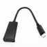 Фото #1 товара Кабель USB-C - HDMI Чёрный (Пересмотрено A+) semiclassical