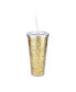 Фото #1 товара Glam Double Walled Glitter Tumbler