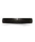 Stainless Steel Brushed Black IP-plated 4mm Band Ring