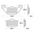 SBS P557-LS Sintered Brake Pads