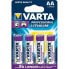 Фото #1 товара Одноразовая батарейка VARTA Professional Lithium AA 2900 mAh 1.5 V 4 шт.