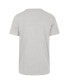 ფოტო #3 პროდუქტის Men's Heather Gray Distressed Colorado Buffaloes 1876 Line Press Franklin T-shirt