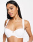 ASOS DESIGN Maya mix and match underwired bikini top in white Белый, EU 65 C - фото #1