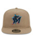 Фото #3 товара Men's Khaki Miami Marlins Golfer Adjustable Hat