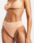 Фото #2 товара Rip Curl Premium Surf high waist bikni bottom in coral stripe