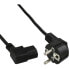 Фото #1 товара InLine 45pcs. Bulk-Pack Power Cable Type F angled C13 left angled black 1m
