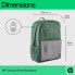 Фото #8 товара HP Campus Green Backpack - 39.6 cm (15.6") - Notebook compartment - Polyester - Polyfoam