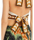 Johanna Ortiz Womens Awash Mystery Cotton Minidress Chocgreen size 8 303951