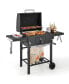 Фото #1 товара Outdoor Charcoal Grill 391 sq.in. Cooking Area 2 Foldable Side Table BBQ Camping