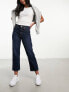 Фото #2 товара ASOS DESIGN cropped easy straight jeans in mid blue