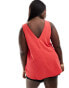 Фото #4 товара Yours scallop edge cami in red