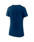 Фото #2 товара Women's Deep Sea Blue Seattle Kraken Authentic Pro V-Neck T-shirt