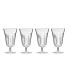 Фото #1 товара French Perle Tall Stem Glasses Set, 4 Piece