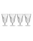 French Perle Tall Stem Glasses Set, 4 Piece