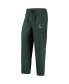 ფოტო #2 პროდუქტის Men's Green and Heathered Charcoal Miami Hurricanes Meter Long Sleeve T-shirt and Pants Sleep Set
