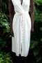 Фото #4 товара Платье с ажурной вышивкой ZARA