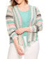 Фото #1 товара Nic+Zoe Plus Summer Spacedye Linen-Blend Cardigan Women's 1X