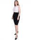 ფოტო #8 პროდუქტის Missy 3/4 Sleeve Textured Knit 2 Piece Dress Set