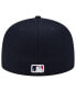 Фото #5 товара Men's Navy Atlanta Braves 2021 World Series Team Color 59FIFTY Fitted Hat