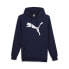 Фото #1 товара Puma Cat Logo Pullover Hoodie Mens Blue Casual Outerwear 67271206