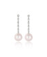 Фото #1 товара Electra Riviere Freshwater Pearl Drop Earrings