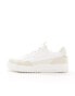 Pull&Bear chunky contrast trainers in white