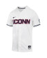 Фото #3 товара Men's White UConn Huskies Replica Full-Button Baseball Jersey