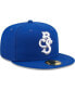 Фото #3 товара Men's Blue Biloxi Shuckers Authentic Collection 59FIFTY Fitted Hat