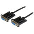 StarTech.com 1m Black DB9 RS232 Serial Null Modem Cable F/F - Black - 1 m - DB-9 - DB-9 - Female - Female