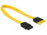 Фото #2 товара Delock 83949 - 0.2 m - SATA III - SATA 7-pin - SATA 7-pin - Male/Female - Yellow