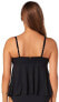 Фото #2 товара Amoressa 257030 Women’s Seaborne Esprit Black Tankini Top Swimwear Size 8