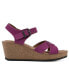 Фото #2 товара Women's Prezo Footbed Wedge Sandals