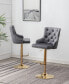 Фото #5 товара Brightcast Tufted Bar Stools, 2 Piece